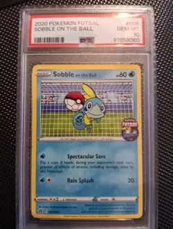 Sobble on the Ball - (Pokemon Futsal) 005/005 Miscellaneous Cards & Products... - Image 1