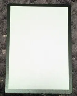 MTG Misprint BLANK CARD White Face Black Border Rare Error Magic Card - Image 1