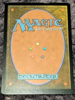 MTG Misprint BLANK CARD White Face Black Border Rare Error Magic Card - Image 2