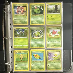 193 Cards Pokemon TCG Binder Lot -Metapod, Trainer, Energy, Creature Cards - Image 1