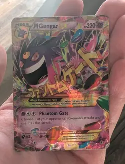 M Gengar EX Mega Secret Rare Holo Pokemon Card 121/119 (open to offers) - Image 1