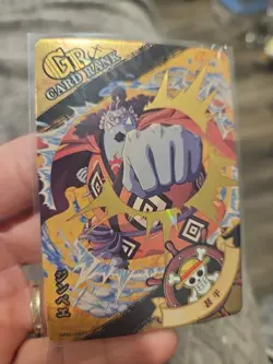 One Piece Holo Foil OPO1-GR10 Collector Trading Card Jinbe (Jinbei) - Image 2