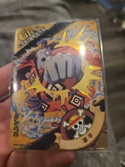 One Piece Holo Foil OPO1-GR10 Collector Trading Card Jinbe (Jinbei) - Image 3
