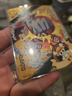 One Piece Holo Foil OPO1-GR10 Collector Trading Card Jinbe (Jinbei) - Image 4