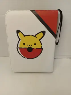 Pokemon Trading Card 3 Ring Small Binder 50 Pages 4 Slots / Sheet feat Pikachu - Image 2