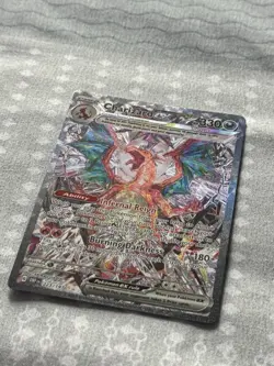 Charizard ex SIR 223/197 SV03: Obsidian Flames Holo NM With Card Protector Case - Image 5