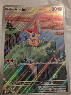 Jumbo Victini #208 Promo Card Full Art From The Black And White Illustration Box - Image 1