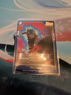 Son Goku FB09-036 Alternate Art Dual Evolution Dragon Ball Card English Fusion - Image 1