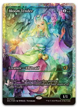 Bloom Tender (0400) (Showcase) (Fracture Foil) #400 (NM) ECL Magic MTG - Image 1