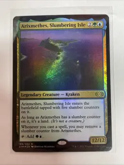 Arixmethes, Slumbering Isle Double Masters Foil #189 Rare - Image 1