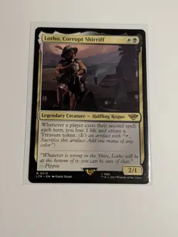 Lotho, Corrupt Shirriff 0370 NM Pack Fresh Non-Foil Extended Art - Image 1