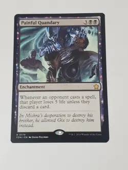 MTG - Painful Quandary - Foundations Regular Rare Enchantment - Image 1