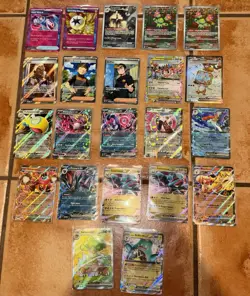 Pokemon Cards Full Art, Trainers And Ex - Image 1