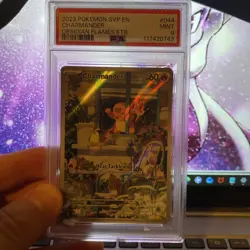 2023 Pokemon SVP en Charmander Obsidian Flames ETB #044 PSA 9 - Image 3