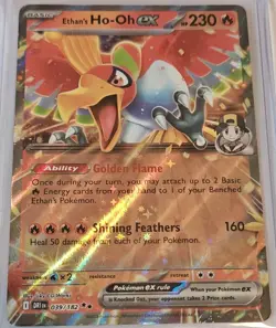 Ethan's Ho-Oh ex 039/182 Pokemon Destined Rivals Double Rare Holo - Image 1