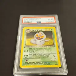 Pokemon 2000 Team Rocket Dark Arbok 1st Edition PSA 6 2/82 Holo Rare English - Image 3
