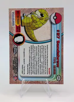2000 Topps Chrome Pokemon: Sandshrew #27 - NM - Image 2
