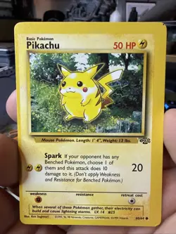 Pikachu Jungle Misprint Heavy Shift Top And Side Pokemon - Image 1