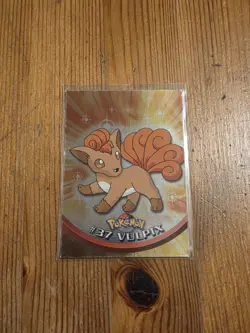 Vulpix #37 Blue Label First Edition Topps Pokemon 1999 - Good Condition - Image 1