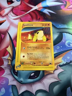 Pokemon Sandshrew Skyridge 92/144 2003 LP - Image 1