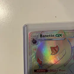 Pokemon TCG Banette GX 174/168 Hyper Rare Rainbow – Celestial Storm – LP Holo - Image 3