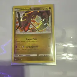 Pokemon TCG Shining Rayquaza Shining Legends Shiny Holo - Image 1