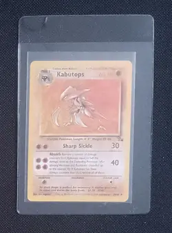 Pokemon Fossil 3rd Print Red Logo Kabutops 24/62 - Image 3