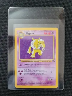 Pokemon Fossil Red Logo 3rd Print 1999 2000 Hypno 23/62 - Image 3