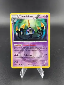 Pokemon Chandelure Secret Rare Next Destinies 101/99 Foil Holo MP-LP - Image 1