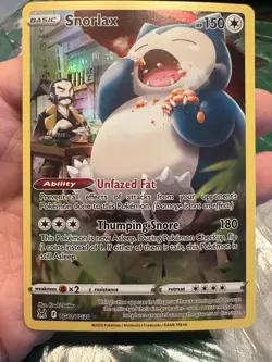 Pokemon Snorlax TG10/TG30 Lost Origin Trainer Gallery Ultra Rare Holo 150 HP - Image 1