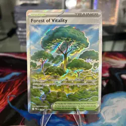 Pokemon TCG Forest of Vitality 109/088 Full Art Stadium Trainer Perfect Order - Image 1