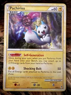 Pokemon TCG Pachirisu 18/95 Call Of Legends Holo Rare With Swirl! - Image 2