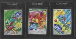 Pokemon TCG First Partner Illustration Collection Series 1 Kanto Starter Set - Image 1