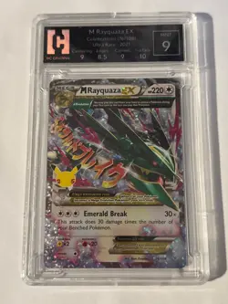 M Rayquaza EX - Pokemon TCG 76/108 Celebrations: Classic Collection Ultra R Holo - Image 1