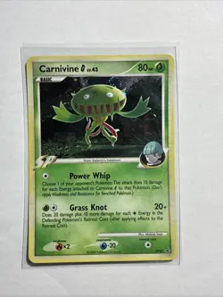 Pokemon TCG Carnivine DP Black Star Promotional DP42 Holo - Image 1