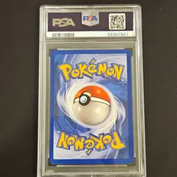 Pokemon 1999 Fossil Weezing 1st Edition PSA 9 45/62 English - Image 2