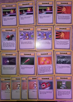 50 Shadowless Pokemon Trainer Lot WOTC Base Set LP/MP Oak Bill Computer Search - Image 3