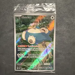 Sealed Snorlax SVP 051 Promo Pokemon 151 Holo Black Star Promo NM - Image 1