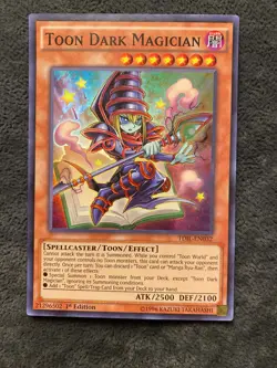 TDIL-EN032 Toon Dark Magician Super Rare Yugioh 1st - Image 1