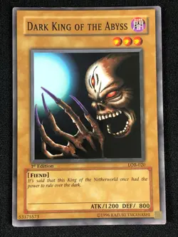 YUGIOH DARK KING OF THE ABYSS LOB-020 1ST COMMON NA PRINT (NM) - Image 1