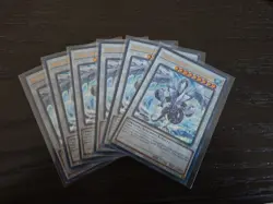 YuGiOh! - Trishula, Dragon of the Ice Barrier HAC1-EN054 Duel Terminal 1st Ed X6 - Image 1