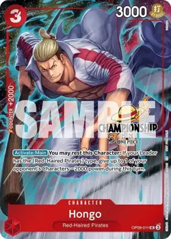 One Piece National Championship 25-26 Celebration Pack Hongo OP09-11 NM-M - Image 1