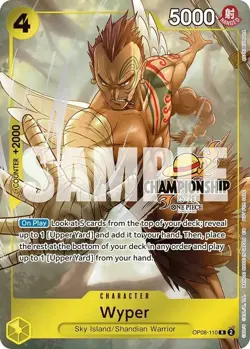 One Piece Championship 25-26 Celebration Pack Wyper OP08-110 NM-M - Image 1