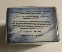 World of Warcraft TCG CCG Icecrown Deck Box WoW Scourgewar Lich King NEW SEALED - Image 5