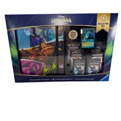 Disney Lorcana First Chapter Collector Set Bundle, 6 Card Packs, Portfolio Promo - Image 1