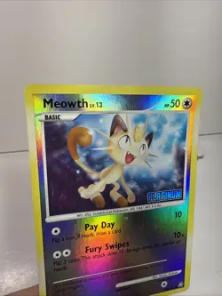 Pokemon Card 2008 Legends Awakened - Meowth 106/146 Reverse Holo Stamped - Image 3