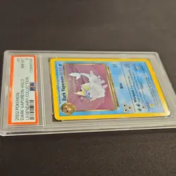 Pokemon 2002 Legendary Collection Dark Vaporeon Holo PSA 8 Card #9/110 English - Image 4