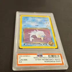 Pokemon 2002 Legendary Collection Dark Vaporeon Holo PSA 8 Card #9/110 English - Image 5