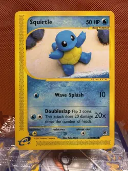 Squirtle 50 HP Common Expedition Base Set Pokemon Card 131/165 NM - Image 1