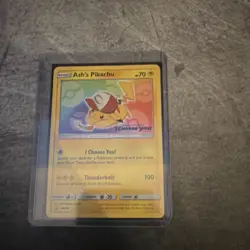 Pokemon Ash's Pikachu Promo Card 2017 - Image 3